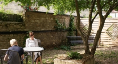 Médiathèque, le jardin de lecture