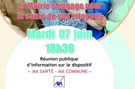 Réunion publique d'information AXA à la Mairie de Jaunay-Marigny