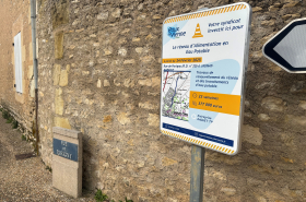 travaux sur le réseau d'eau, Eaux de Vienne, Rue de Parigny, Jaunay-Marigny