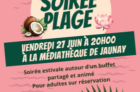 SOIRÉE PLAGE À LA MÉDIATHÈQUE