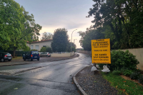 Réaménagement de la rue de Poitiers, travaux