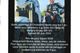 SORTIE HOMMAGE À CHRISTOPHE MARTIN