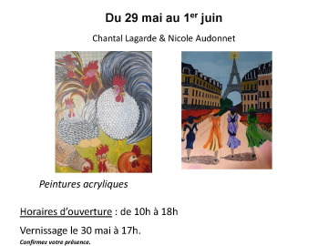 EXPOSITION "COULEURS DE VIE"
