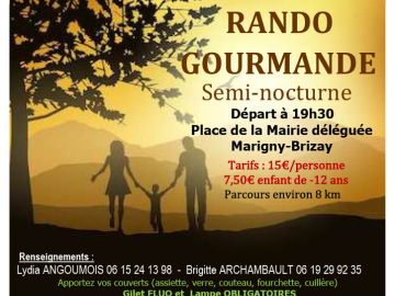 RANDO GOURMANDE Semi-Nocturne