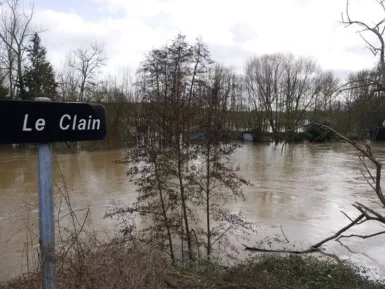 Le Clain en période de crue