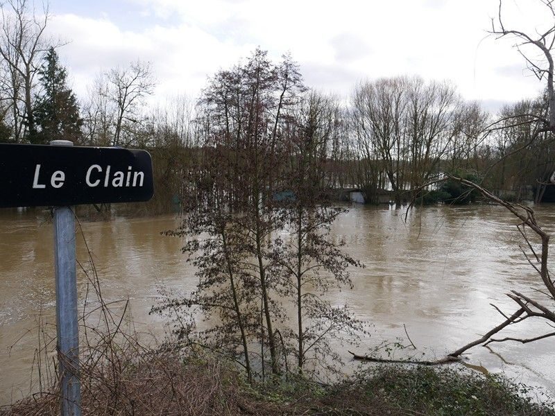 Le Clain en période de crue