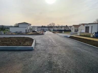 Rue Daniel Raveau du Quartier des Grands Champs en cours d'aménagement