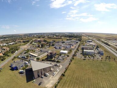 Prise de vue drone du site d'activités de Chalembert