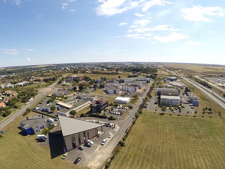 Prise de vue drone du site d'activités de Chalembert