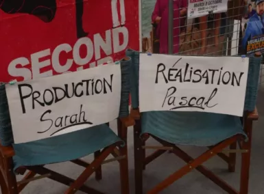 Photo de fauteuil de cinéma de l'association Ecran du Clain