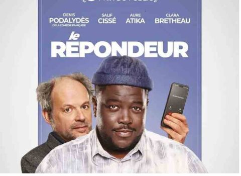 Affiche du film Le Répondeur avec la photo de Denis Podalydès et Salif Cissé