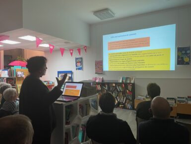 Conférence octobre rose 2024 à la médiathèque de Jaunay