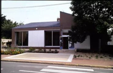 Photo d'archives de la médiathèque en 2000 à son ouverture au 71 Grand'Rue.