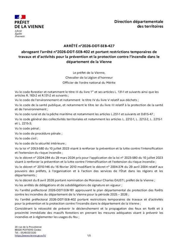 Image du document 2026-DDT-SEB-427_Restrictions activités_Signé_V3