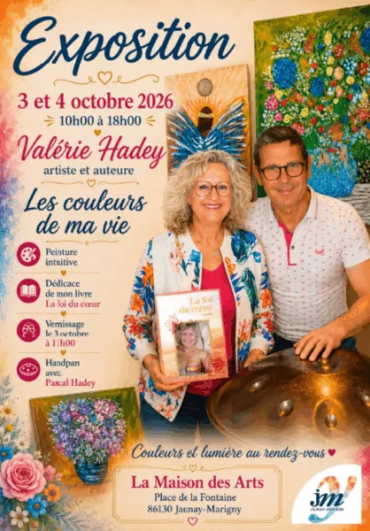 Affiche expo valérie Hadey octobre 2026